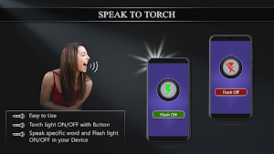 Speak to Torch Light - Clap to flash light Screenshot 0