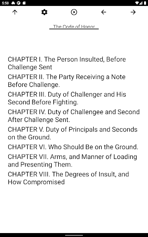 Book, The Code of Honor Screenshot 2