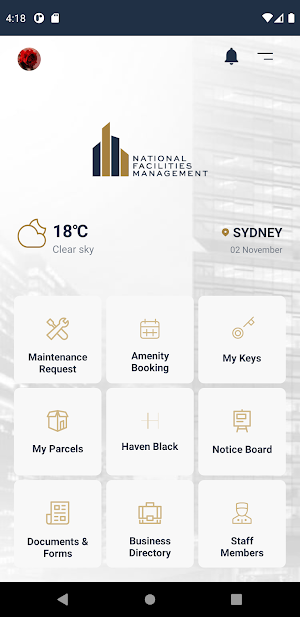 National Facilities Management Screenshot 1