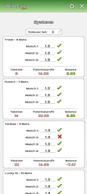 WiseCalc Pro: Bet Calculator Screenshot 2