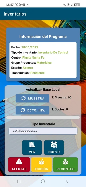 VyV: Inventarios Screenshot 2
