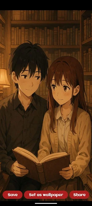 Anime Couple Wallpaper Screenshot 1