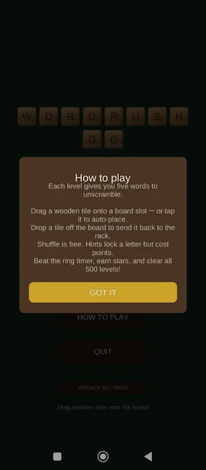 WordRush Go Screenshot 3
