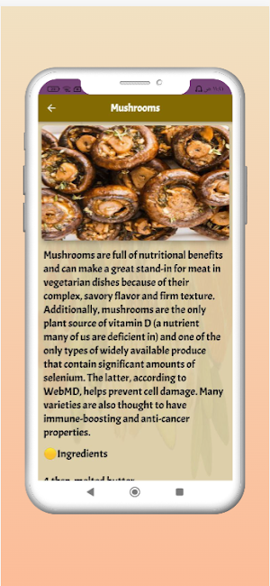 Foods for health Screenshot 3
