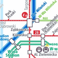 Warsaw Metro Map 2023