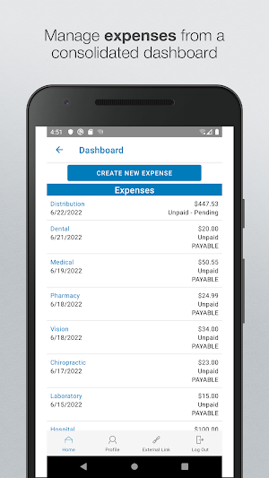 BeneSys Member Reimbursement Screenshot 2