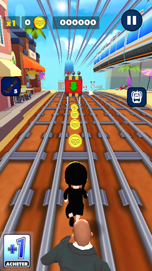 Subway Wednesday Addams run Screenshot 1