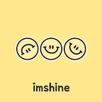 simple cute yellow smile