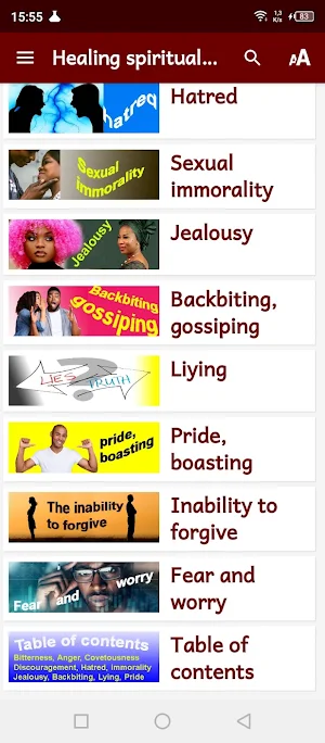 Healing spiritual illnesses Screenshot 1
