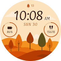 Amber Ridge Watch Face