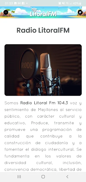 Radio LitoralFM Screenshot 1