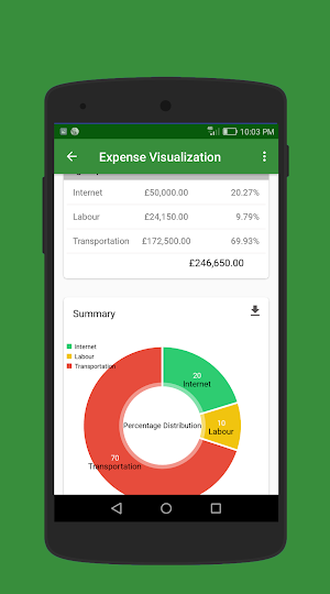 Project Expense Tracker Screenshot 2