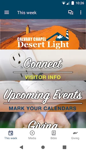 Calvary Chapel Desert Light Screenshot 0