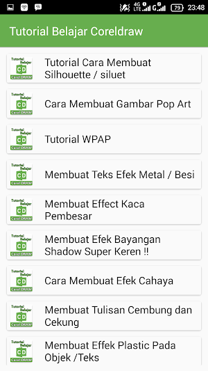 Tutorial Belajar Coreldraw Screenshot 3
