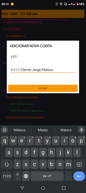 Outono BBS - Contabilidade Screenshot 3