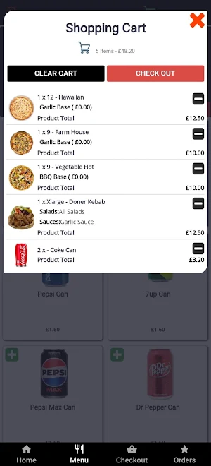 Chicos Pizza Kebab Narberth Screenshot 1