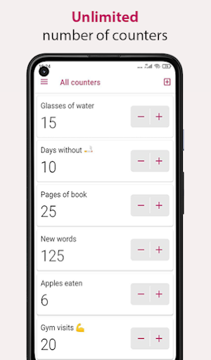 Tally counter - click counter app & widgets Screenshot 0