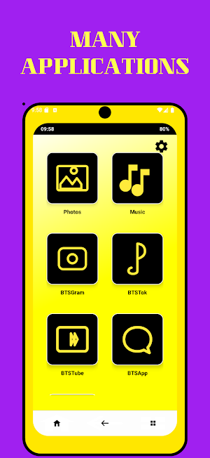 BTS Smartphone Simulator Screenshot 1