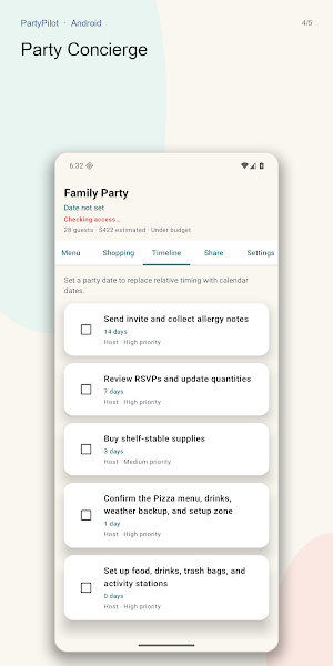 PartyPilot Screenshot 3