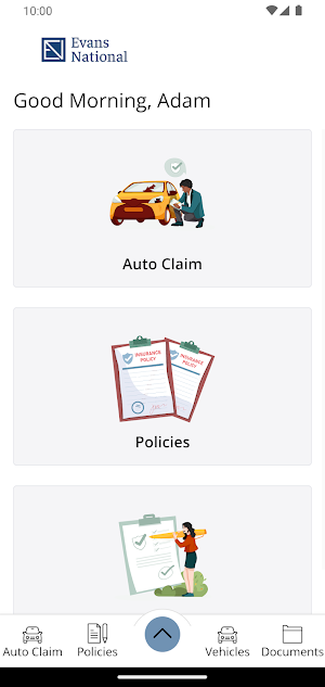 Evans National Mobile Screenshot 1