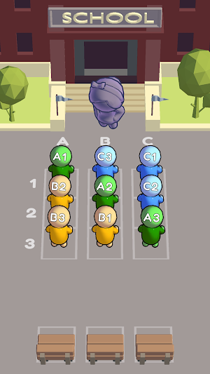 School Sort 3D Screenshot 2