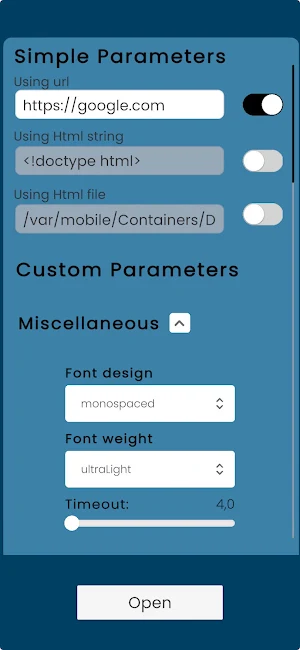 Multi Platform Native Webview Screenshot 0