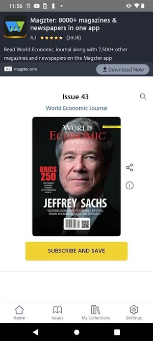 World Economic Journal Screenshot 0