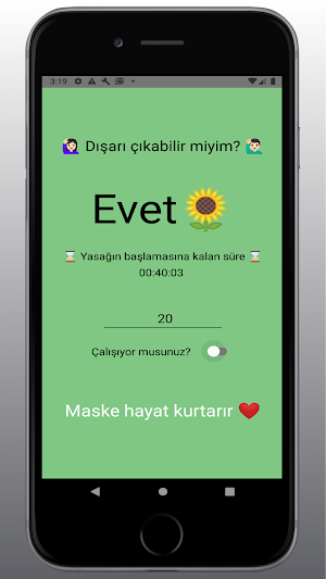 Dışarı çıkabilir miyim? - Sokağa çıkma yasağı Screenshot 1