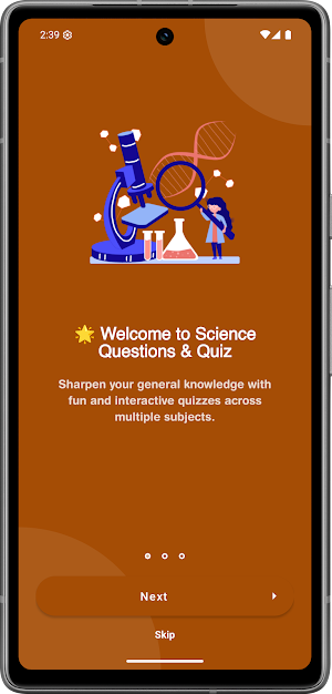 Science Quiz Master Fast Screenshot 1
