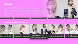 Quick & Easy Hairstyles Screenshot 0
