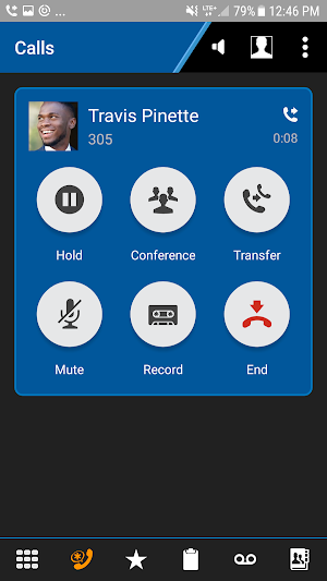 Switchvox Softphone Screenshot 2