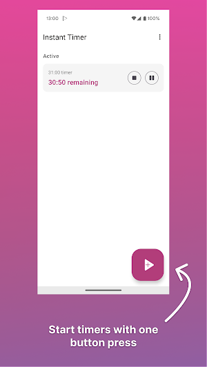 Instant Timer: Kitchen Timers Screenshot 0