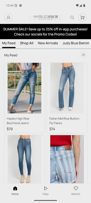 Marbled Birch Boutique Screenshot 1