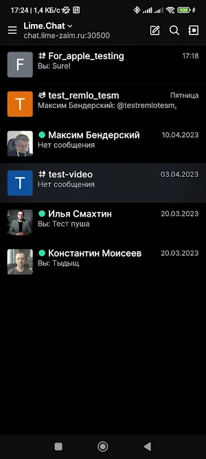 Lime Messenger Screenshot 0