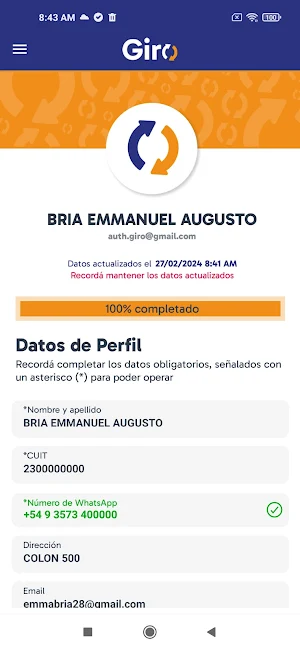 Giro Screenshot 2