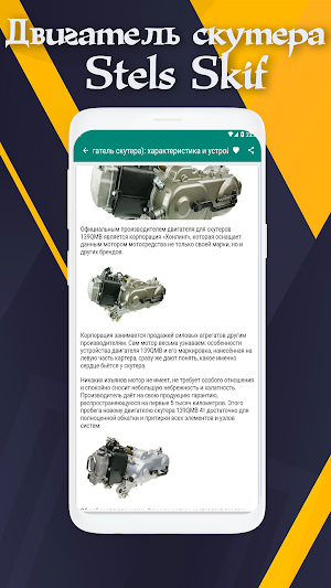 Двигатель скутера  Stels Skif Screenshot 3