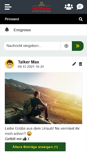MeinHütthaler Screenshot 1