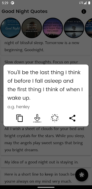 Good Night Quotes Screenshot 2