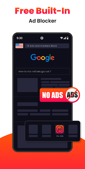 Proxy Browser - Fast & Private Screenshot 3