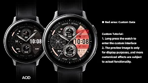 Rose Metal ZKin Watch Face Screenshot 3
