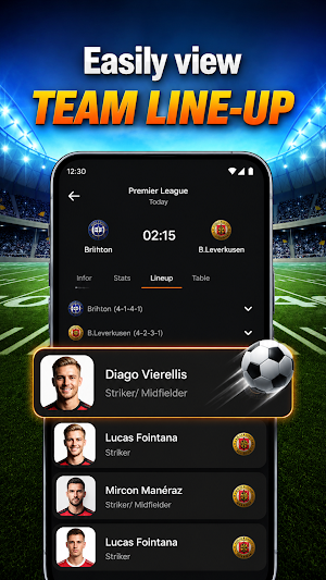 Football Live Score Screenshot 2
