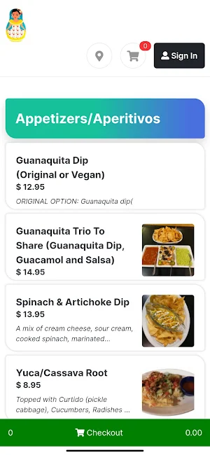 The Guanaquita Restaurant Screenshot 1
