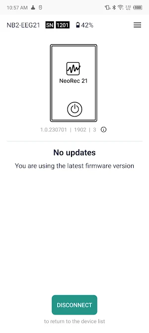 BLE Updater Screenshot 2