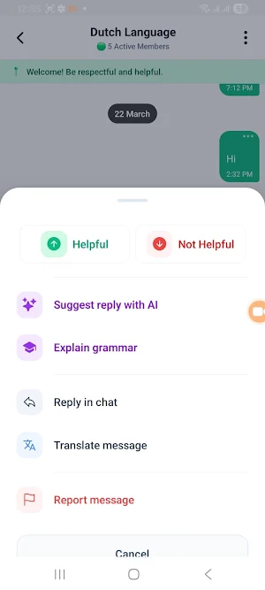 FairSpeak-Language Exchange Screenshot 1