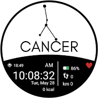 Cancer Zodiac Sign Watch Face