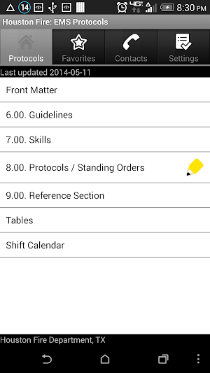 Houston Fire: EMS Protocols Screenshot 2