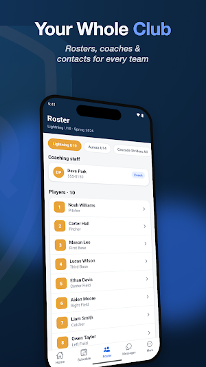 TeamHQ: Youth Sports Teams Screenshot 3