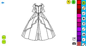 Gown Coloring Book Screenshot 3