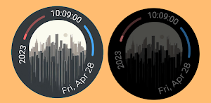 City Night Watch Face Screenshot 0
