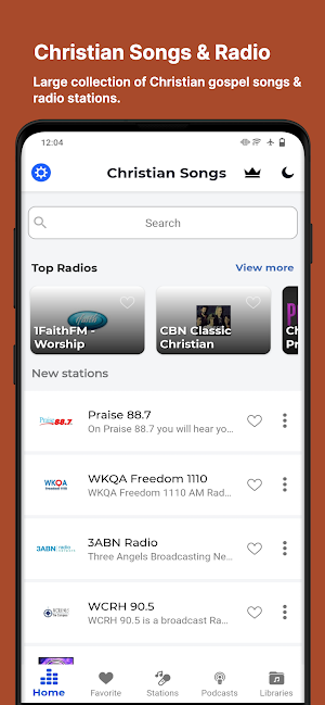 Christian Gospel Songs & Radio Screenshot 0